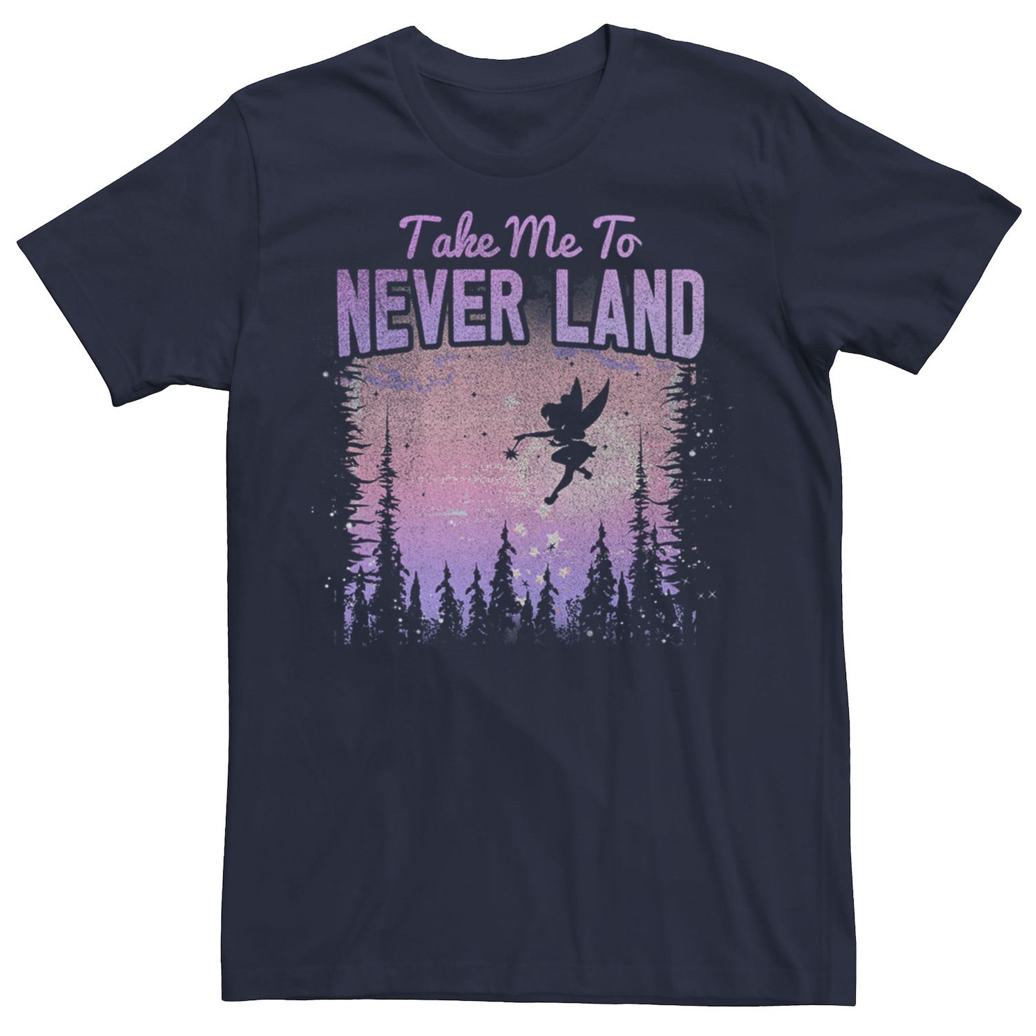 Мужская футболка с винтажным силуэтом Disney Tinkerbell Neverland