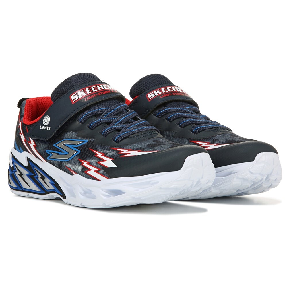

Детские кроссовки Light Storm Light Up Little/Big Kid Skechers, красный