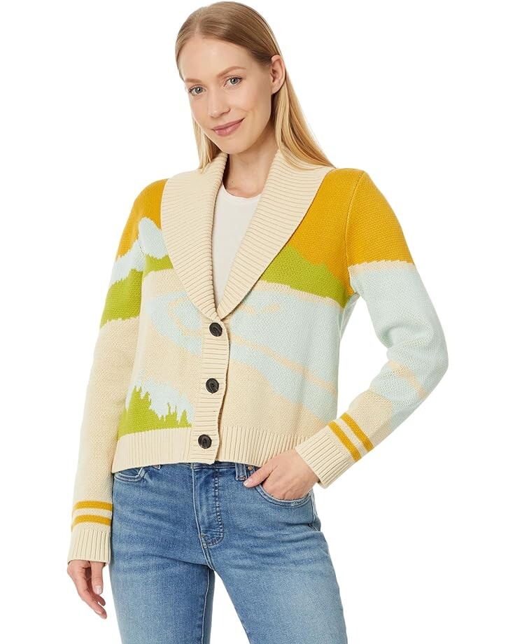 

Свитер Pendleton Coastline Scenic Cardigan, цвет Woodash Multi
