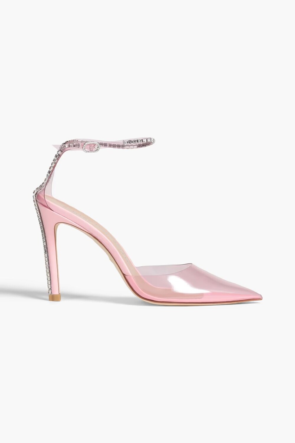 

Туфли Glam 100 из ПВХ с кристаллами Stuart Weitzman, розовый