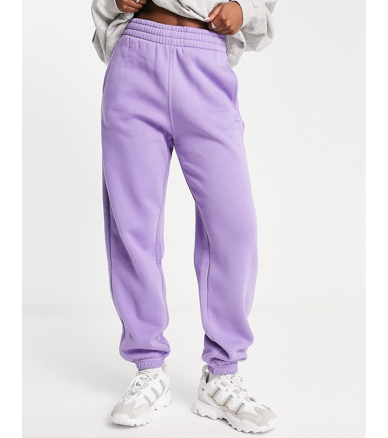 

Сиреневые джоггеры с трилистником adidas Originals essentials, Фиолетовый