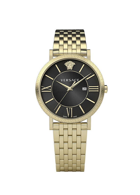 

Vrscvenca0624 стальные мужские наручные часы Versace, золотой