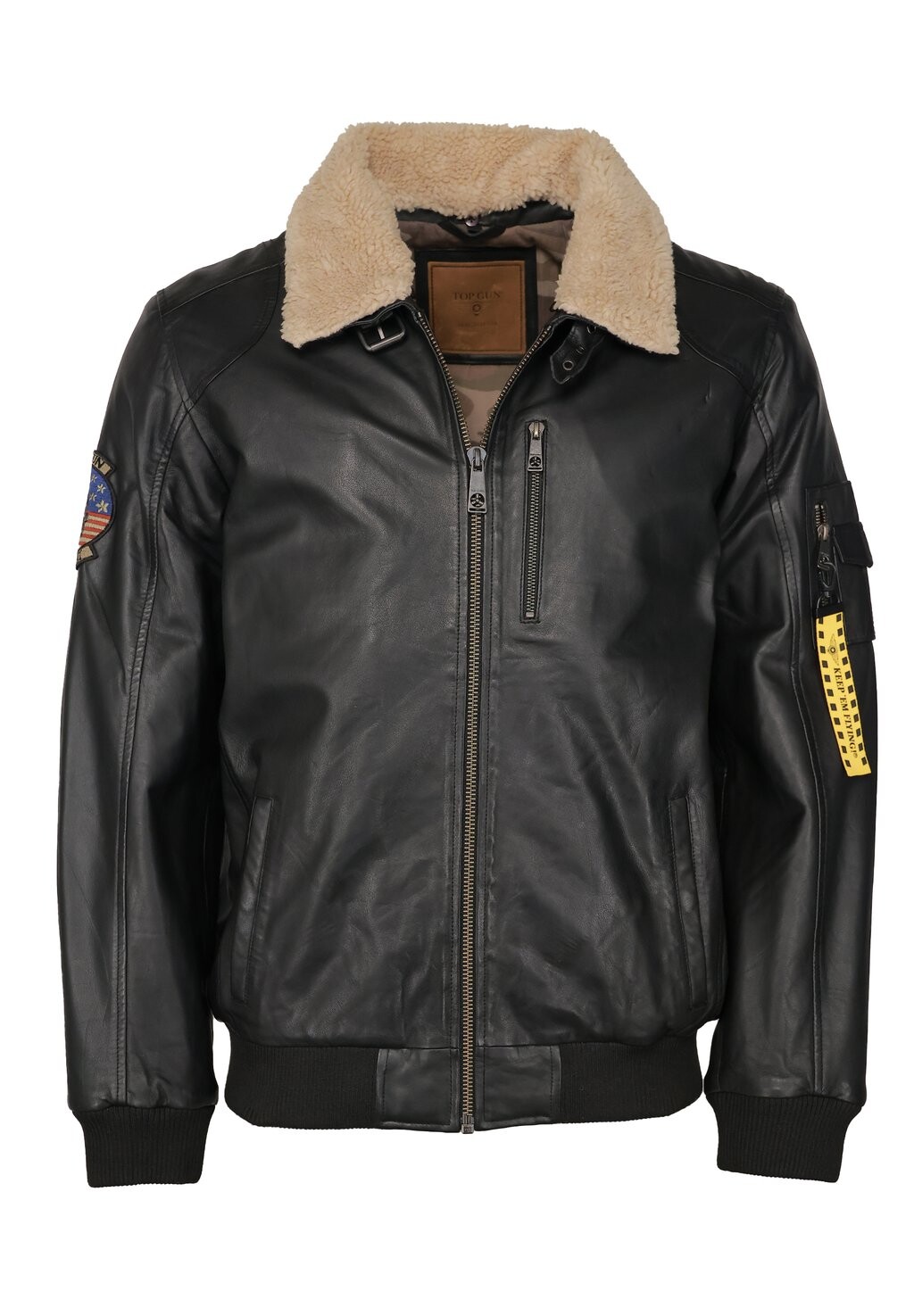 

Кожаная куртка TOP GUN
