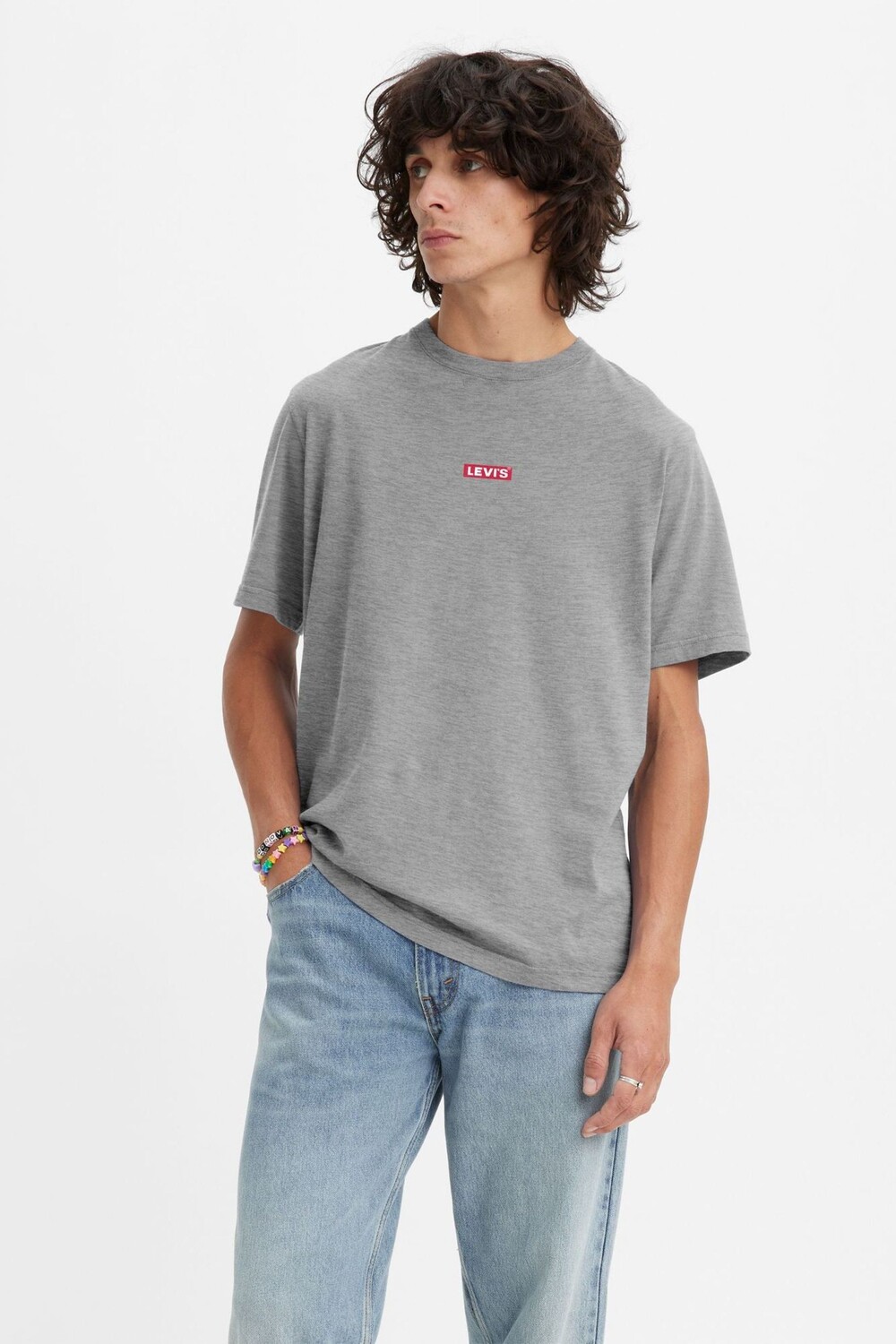 

Футболка оверсайз Levi's, серый