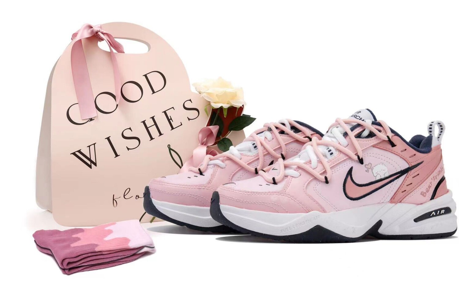 

Массивные кроссовки Nike Air Monarch 4 унисекс, Pink