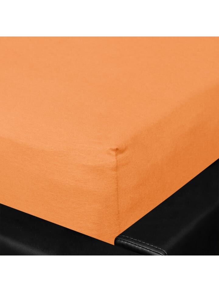 

Простыня BettwarenShop Multi Stretch, цвет mandarin