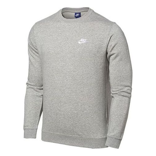 Толстовка Nike Casual Sports Loose Round Neck Pullover Gray, серый толстовка nike standard issue pattern printing loose round neck sports gray серый