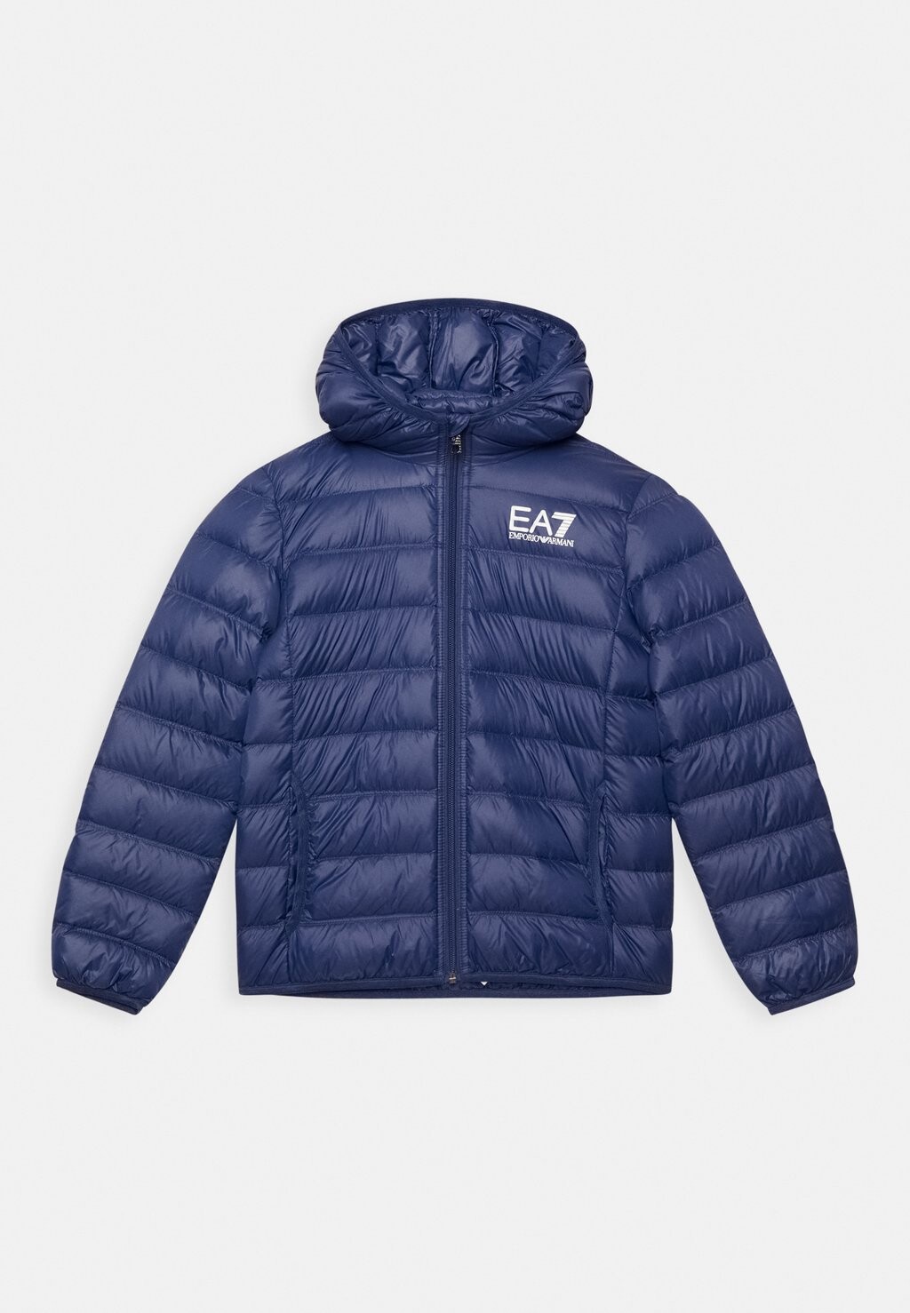 

Пуховик Giacca Piumino EA7 Emporio Armani, цвет blu navy