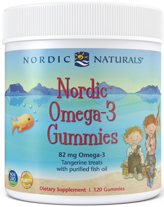 

Препарат с омега3 кислотами Nordic Naturals Nordic Omega 3 Gummies 82 Mg Tangerine Treats, 120 шт