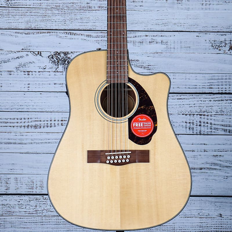 Акустическая гитара Fender CD-140SCE 12 String | Natural акустическая гитара fender cd 140sce solid top a e with case