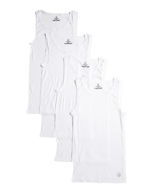 

Мужская майка из 4 предметов Volcom, белый