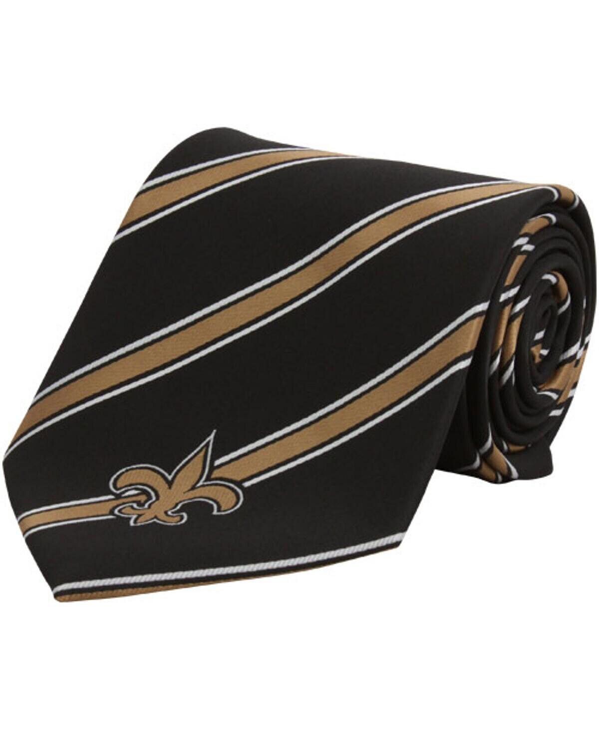 

Мужской галстук в полоску из тканого полиэстера New Orleans Saints Eagles Wings
