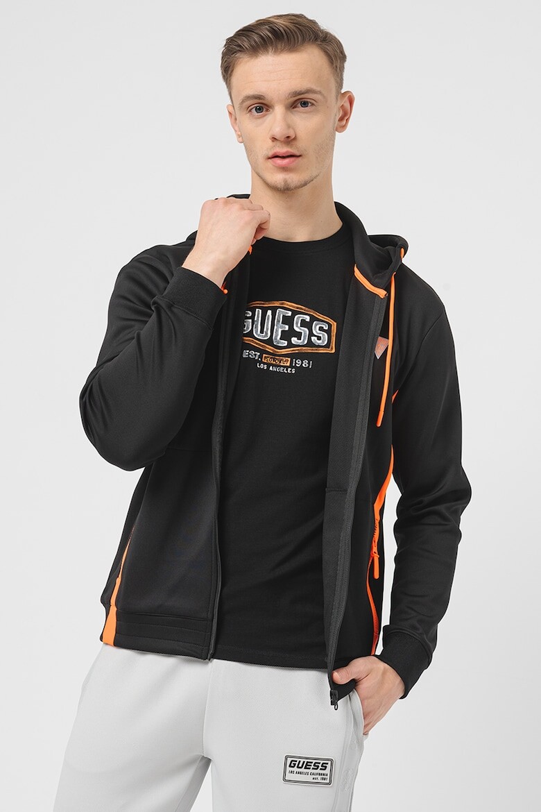 

Худи для фитнеса с логотипом Guess, черный