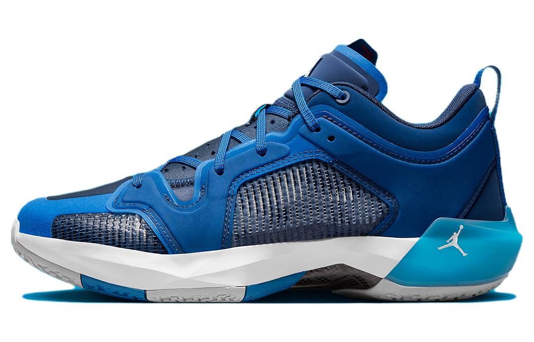 

Кроссовки Air Jordan 37 Low Military Blue SNKR баскетбольные