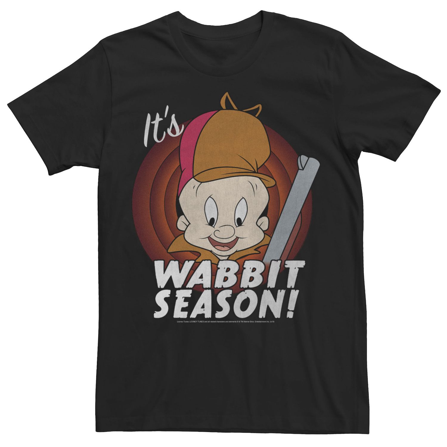 цена Мужская классическая сезонная футболка Looney Tunes Elmer Fudd Wabbit Licensed Character