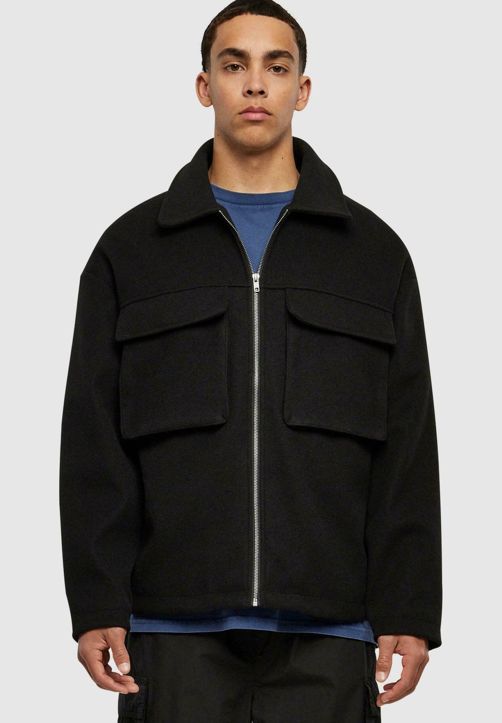 Куртка Urban Classics BIG POCKET, черный