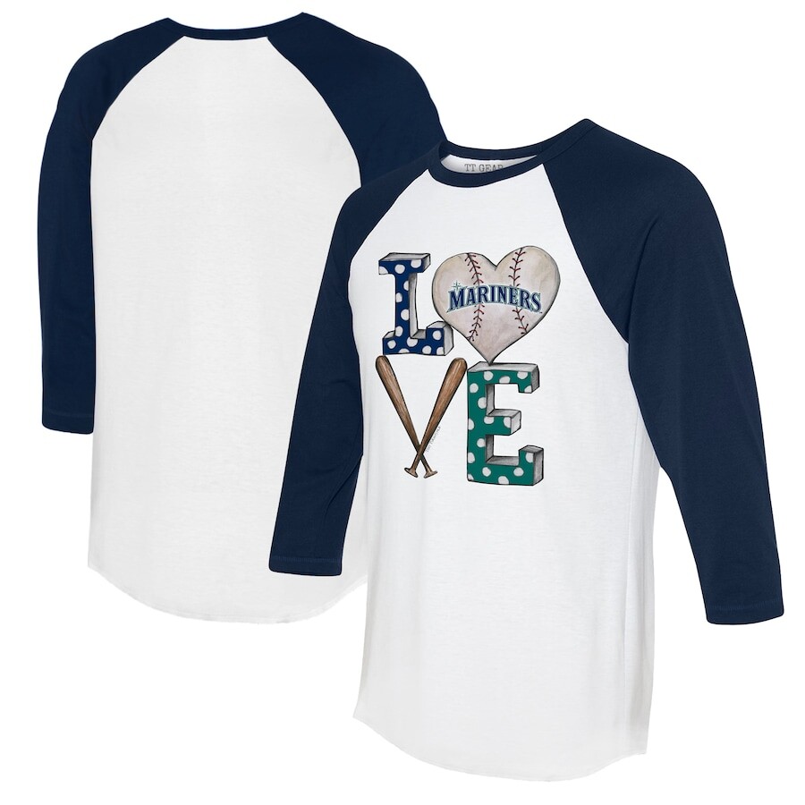 

Футболка с длинным рукавом Tiny Turnip Seattle Mariners, белый