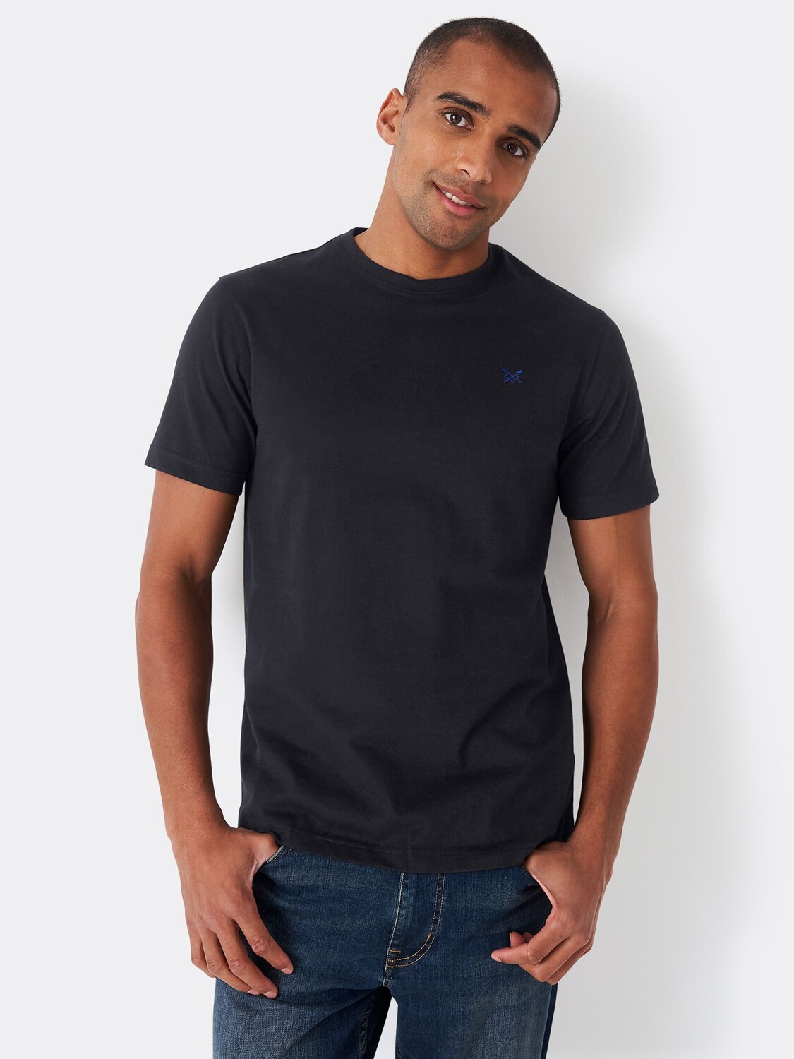 

Футболка с круглым вырезом Crew Clothing, черный