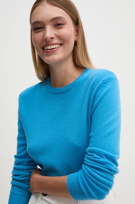 

Шерстяной свитер United Colors of Benetton, синий