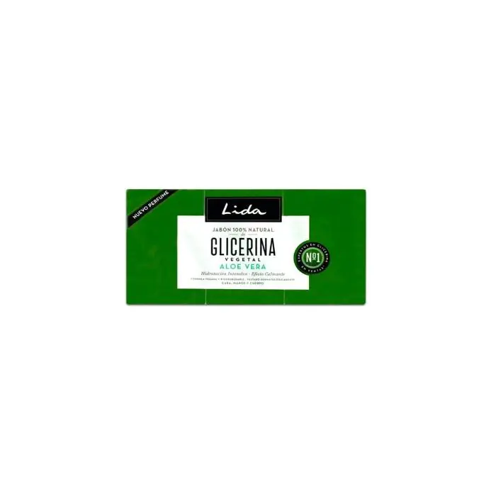 цена Мыло Jabón en Pastilla de Glicerina con Aloe Lida, Standard