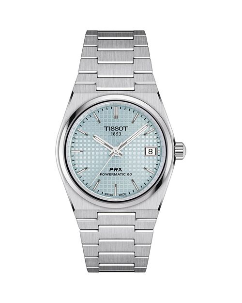Часы PRX Powermatic 80, 35 мм Tissot, цвет Blue наручные часы tissot prx powermatic 80 t137 407 11 091 00
