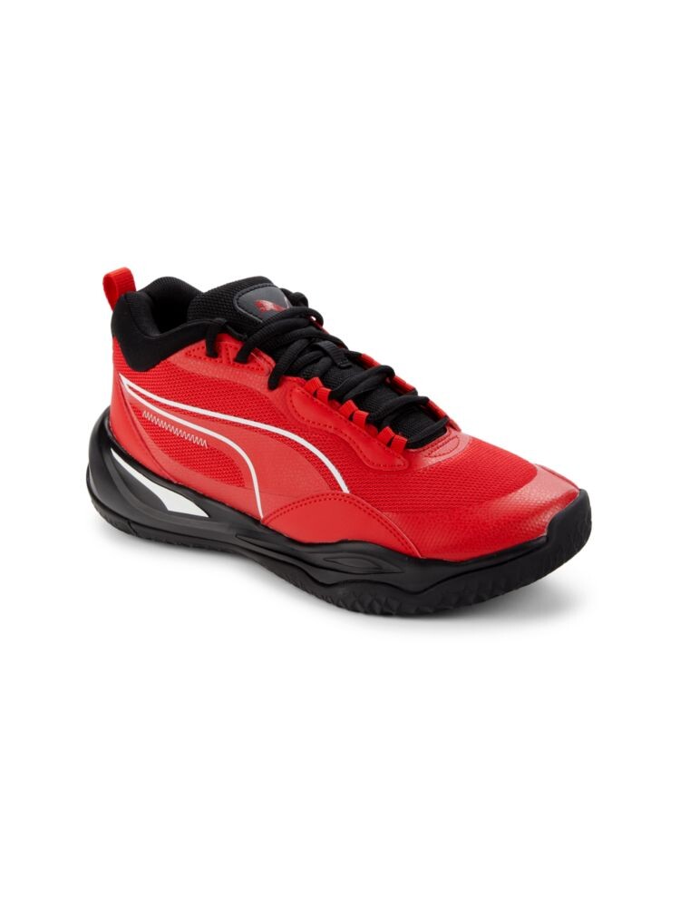 

Детские кроссовки на платформе с логотипом Playmaker Pro Puma, красный