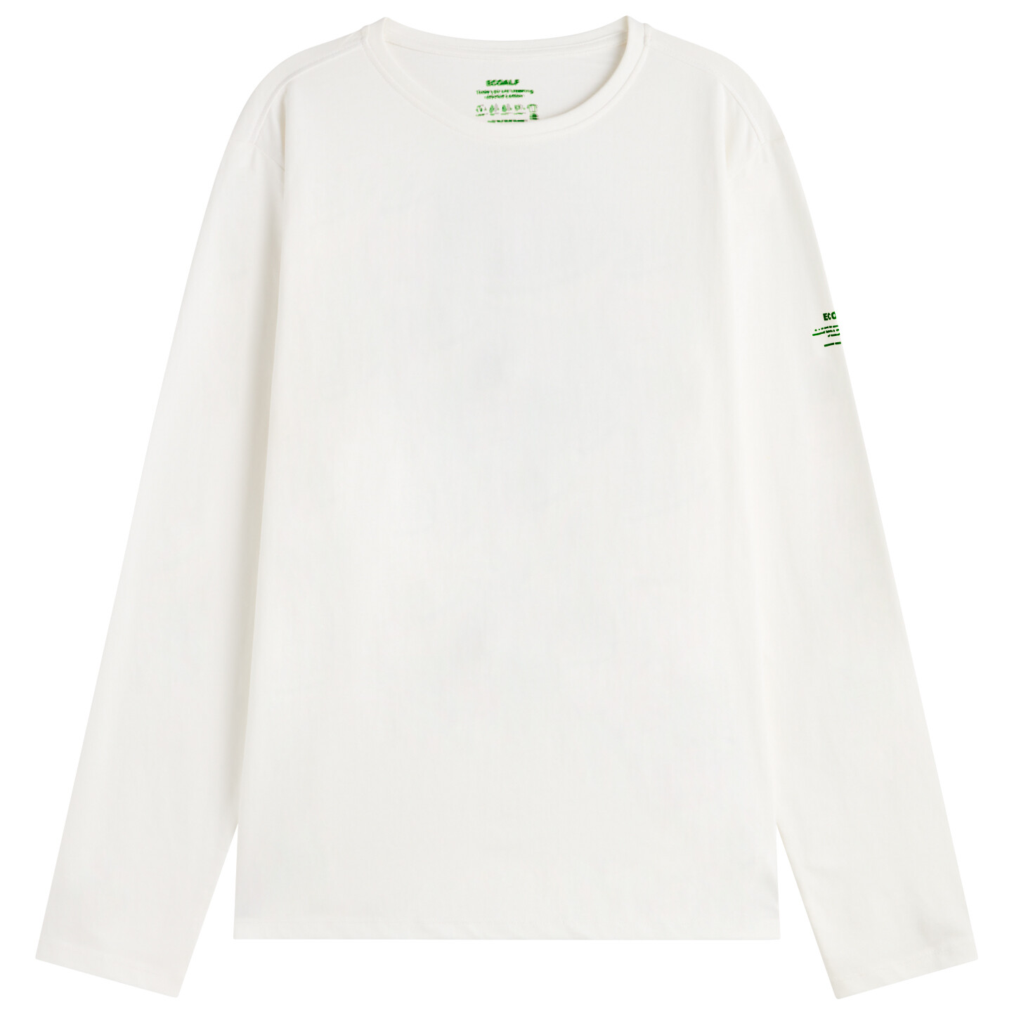 цена Лонгслив Ecoalf Liberalf Long Sleeve T Shirt, белый