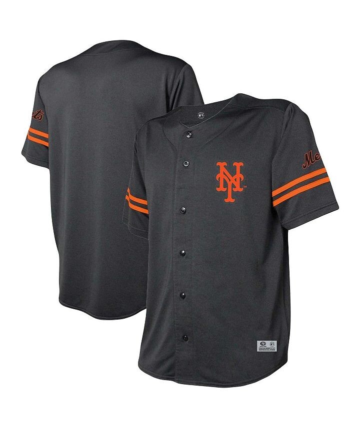

Мужской черный модный трикотаж New York Mets Team Stitches, черный