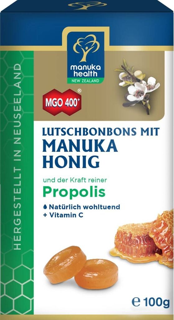 

Manuka MGO 400+ Леденцы с прополисом - Manuka Health - 100г