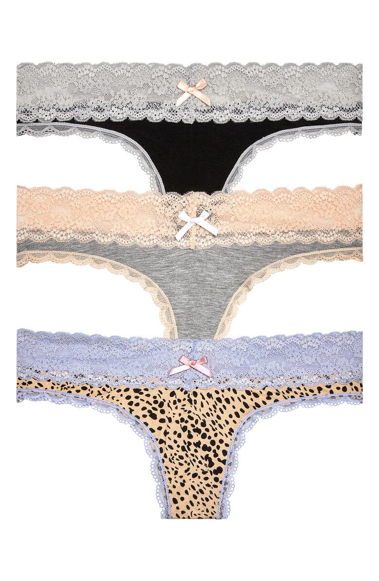 

Кружевные стринги из 3 пар HONEYDEW INTIMATES