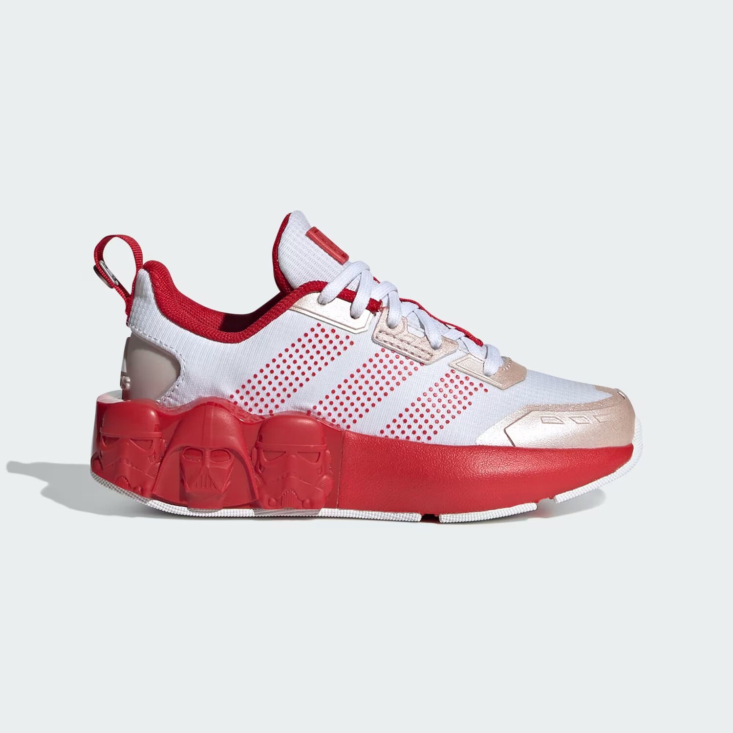 

Кроссовки «Звездные войны» для детей Adidas, цвет Cloud White/Better Scarlet/Sandy Pink Met.