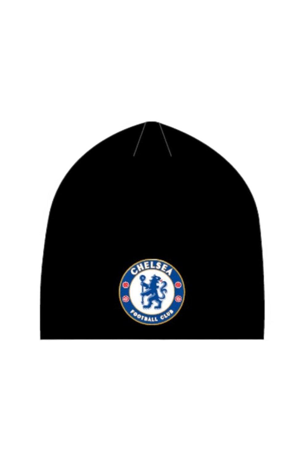 Вязаная шапка Chelsea FC, черный chelsea fc
