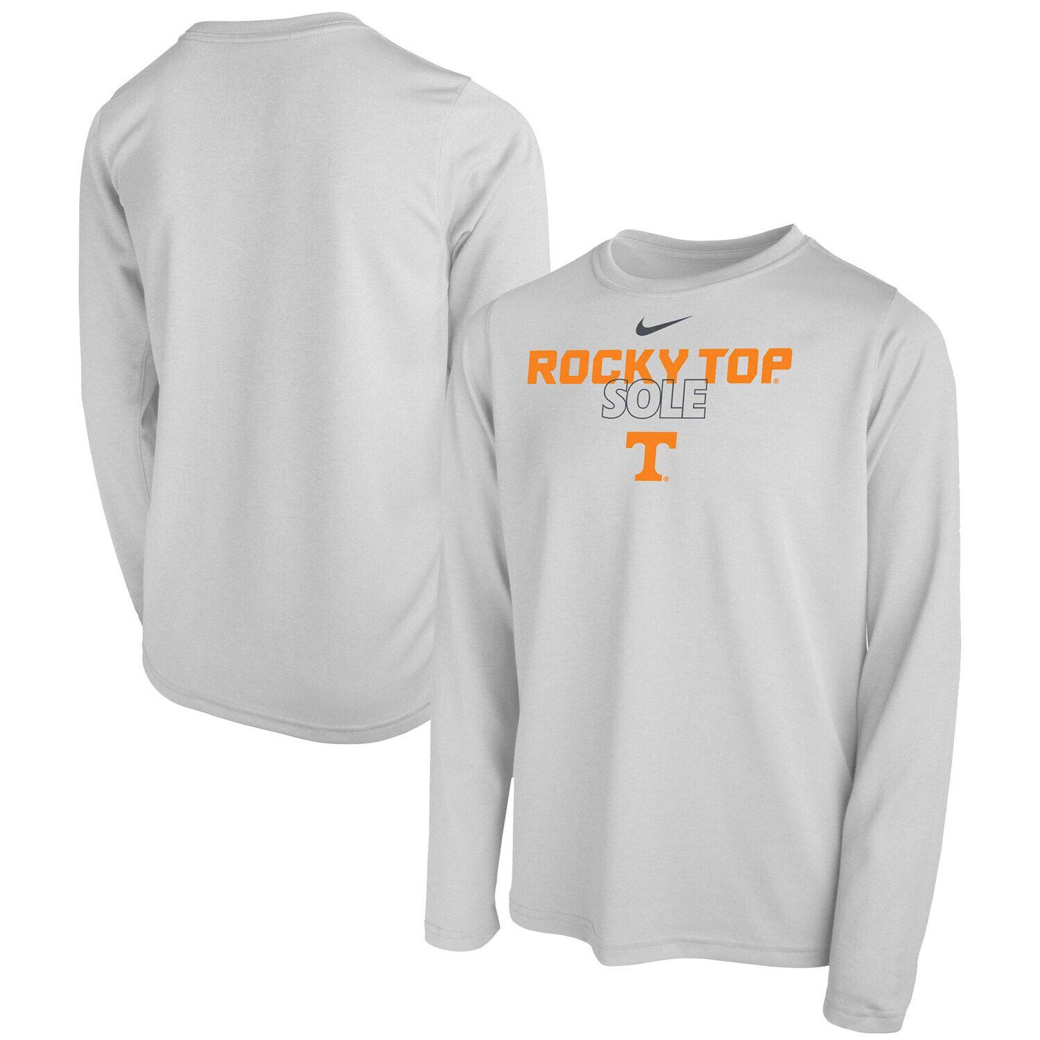 

Молодежная футболка Nike White Tennessee Volunteers 2023 On Court Sole Bench Nike