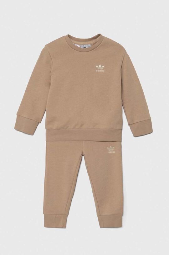 

Детский спортивный костюм CREW SET adidas Originals, бежевый