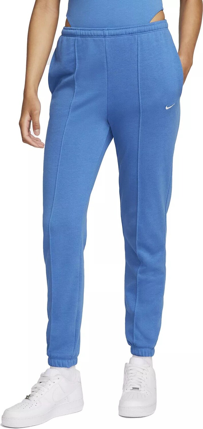 

Женские спортивные штаны из френч-терри с высокой талией Nike Sportswear Chill Terry, синий