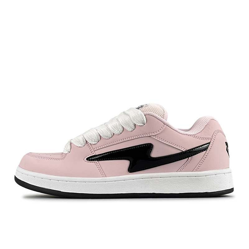 

Кроссовки LuzaoT SUPER DRAG Skateboarding Shoes Women's Low-top Pink/Black/White, розовый