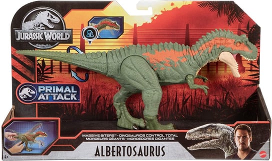 Мир Юрского периода, Коллекционная фигурка, Динозавр Альбертозавр Mattel