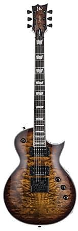 Электрогитара ESP LTD EC1000QM Evertune Electric Guitar Dark Brown Sunburst