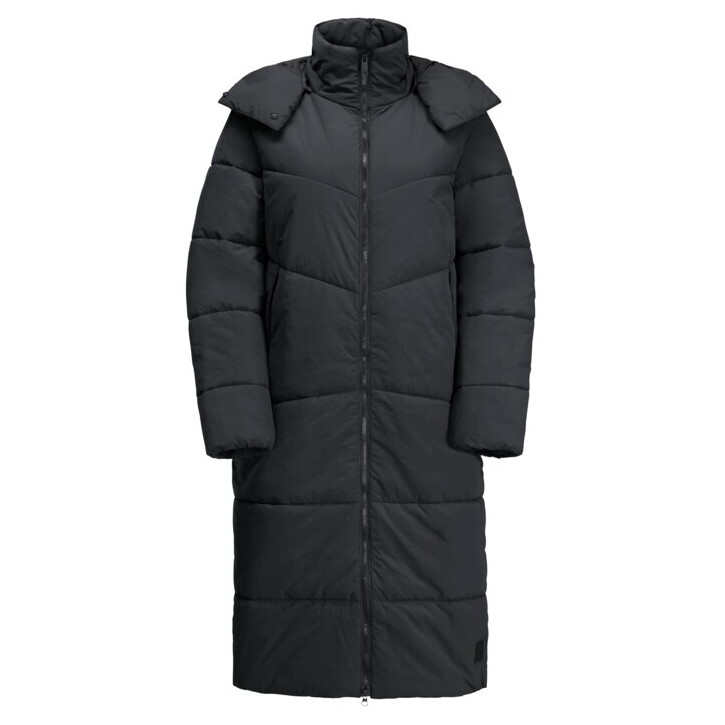 Пальто Jack Wolfskin Women's Karolinger Long Coat, цвет Phantom