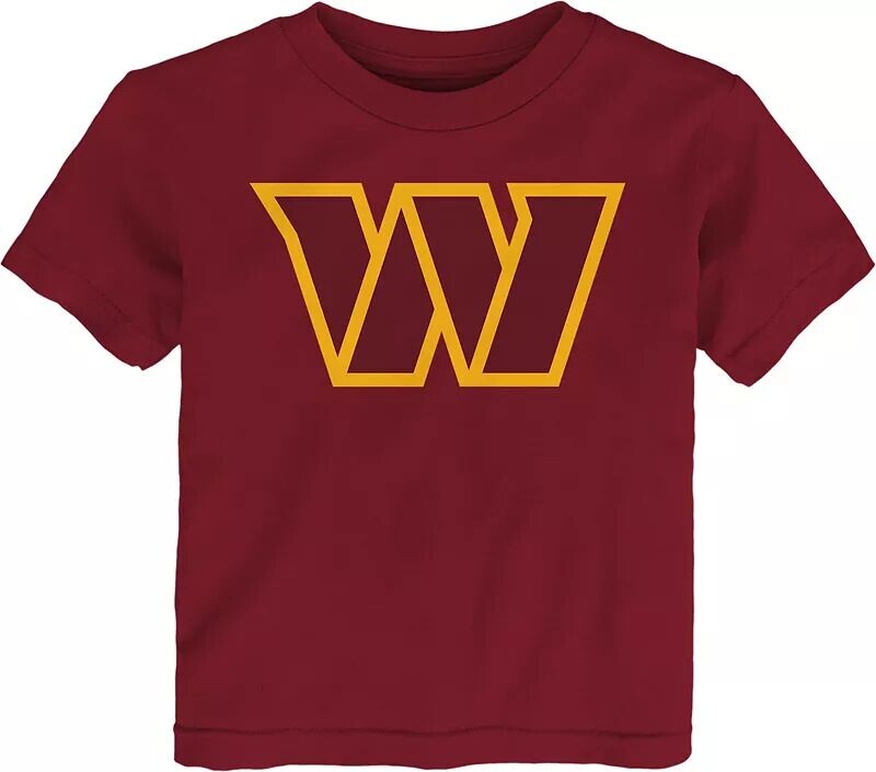 

Nfl Team Apparel Для малышей красная футболка с основным логотипом Washington Commanders