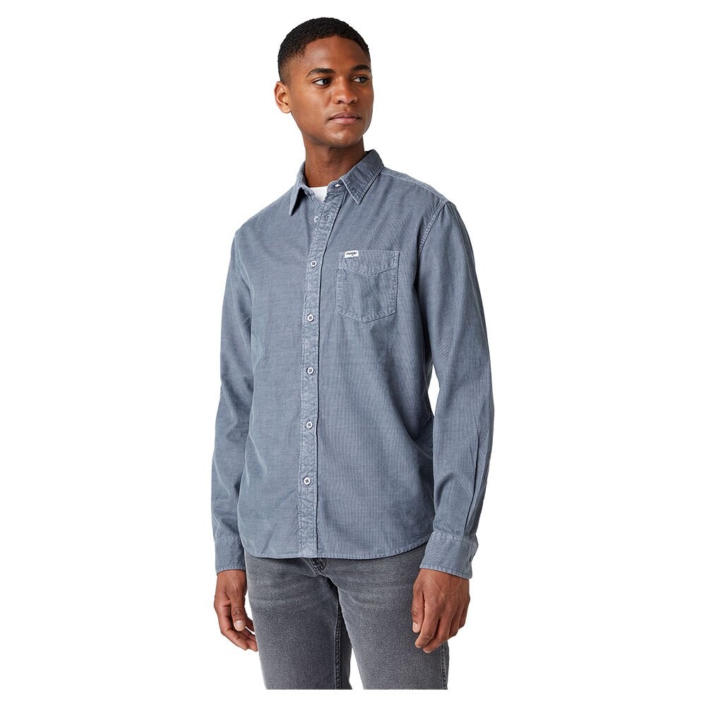 

Рубашка с длинным рукавом Wrangler 1 Pocket, синий