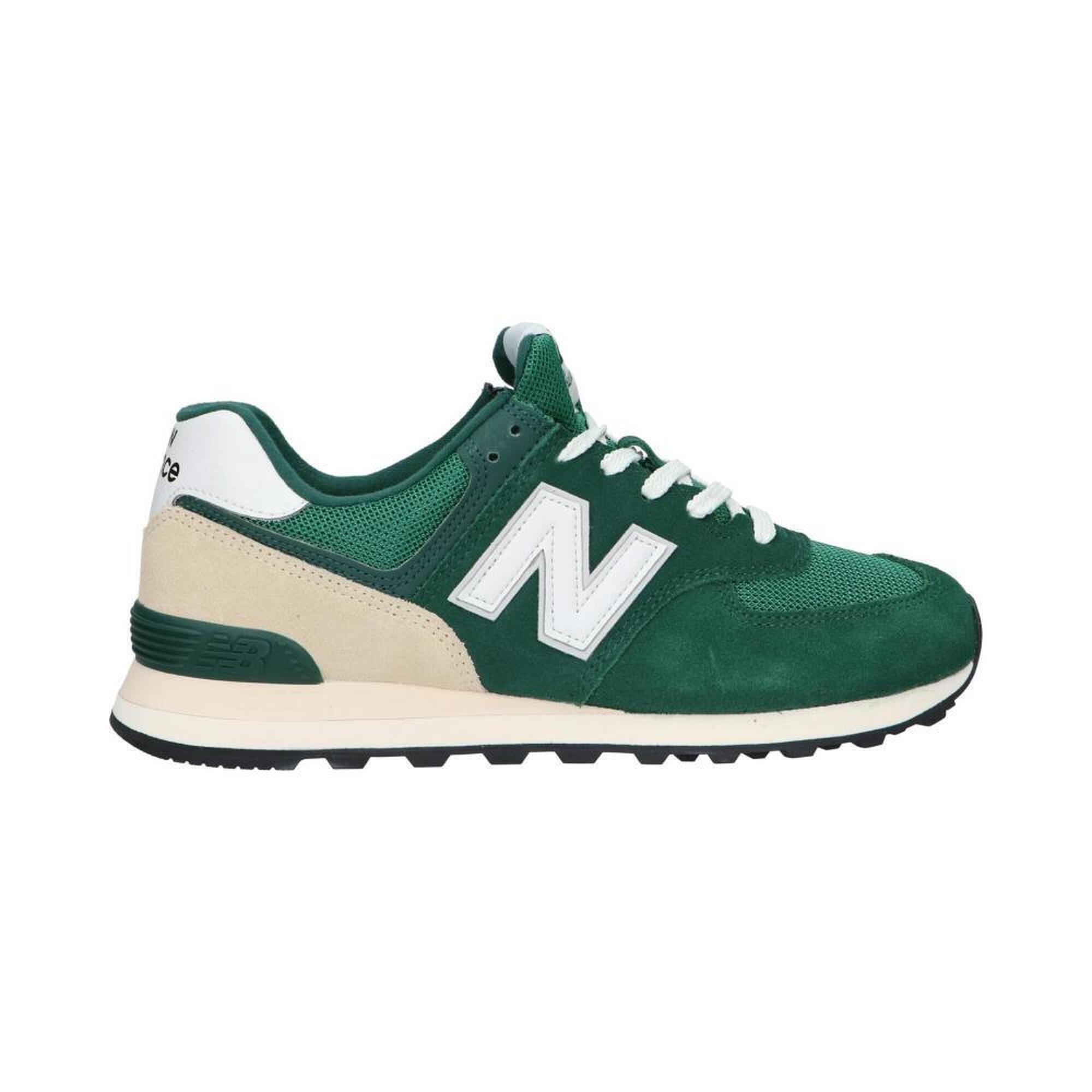 NEW BALANCE U574 Зеленые мужские прогулочные туфли