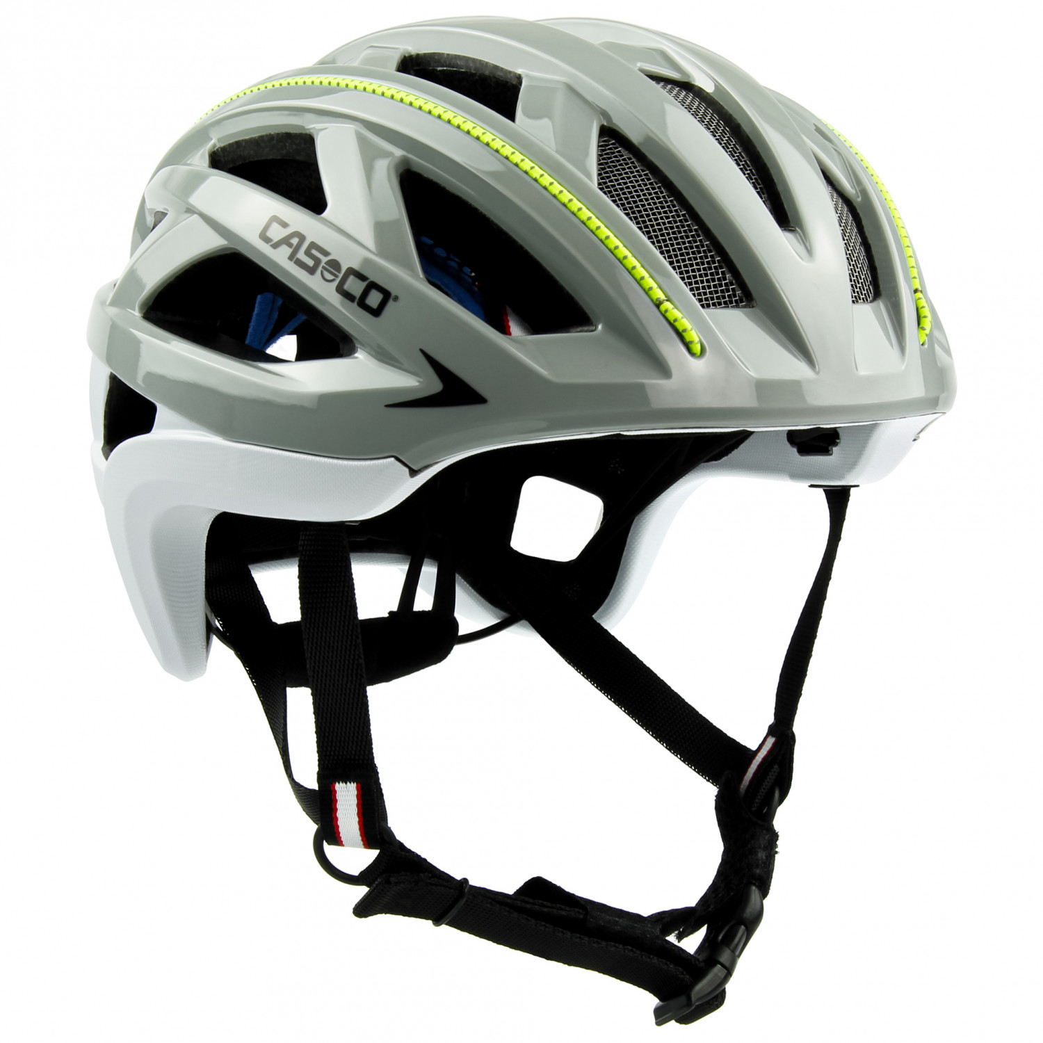 Велосипедный шлем Casco Cuda 2 Strada, цвет Grey/White/Neon