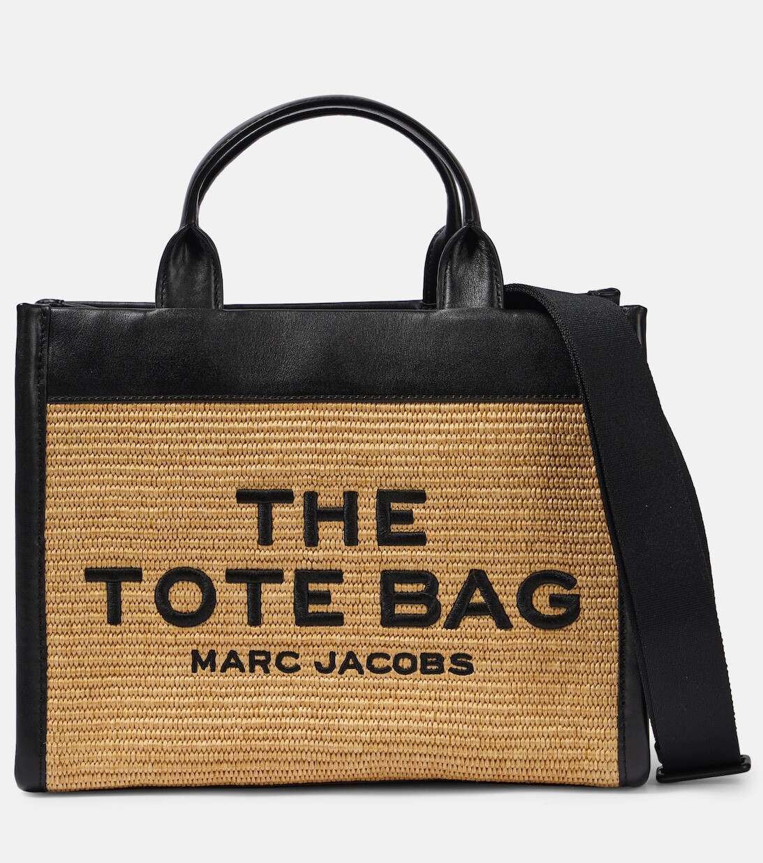 

Плетеная сумка-тоут среднего размера Marc Jacobs, бежевый