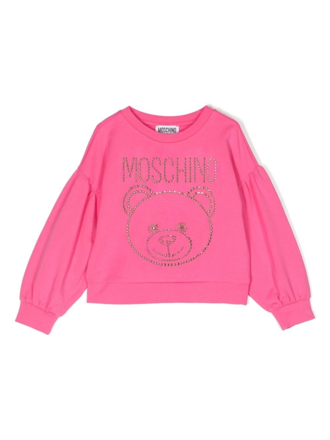 

Moschino Kids толстовка с декором Teddy Bear, розовый