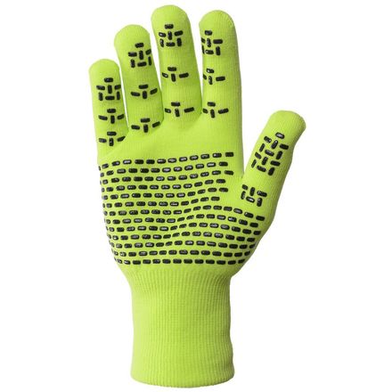 Вязаные водонепроницаемые перчатки Crosspoint мужские Showers Pass, цвет Neon Green