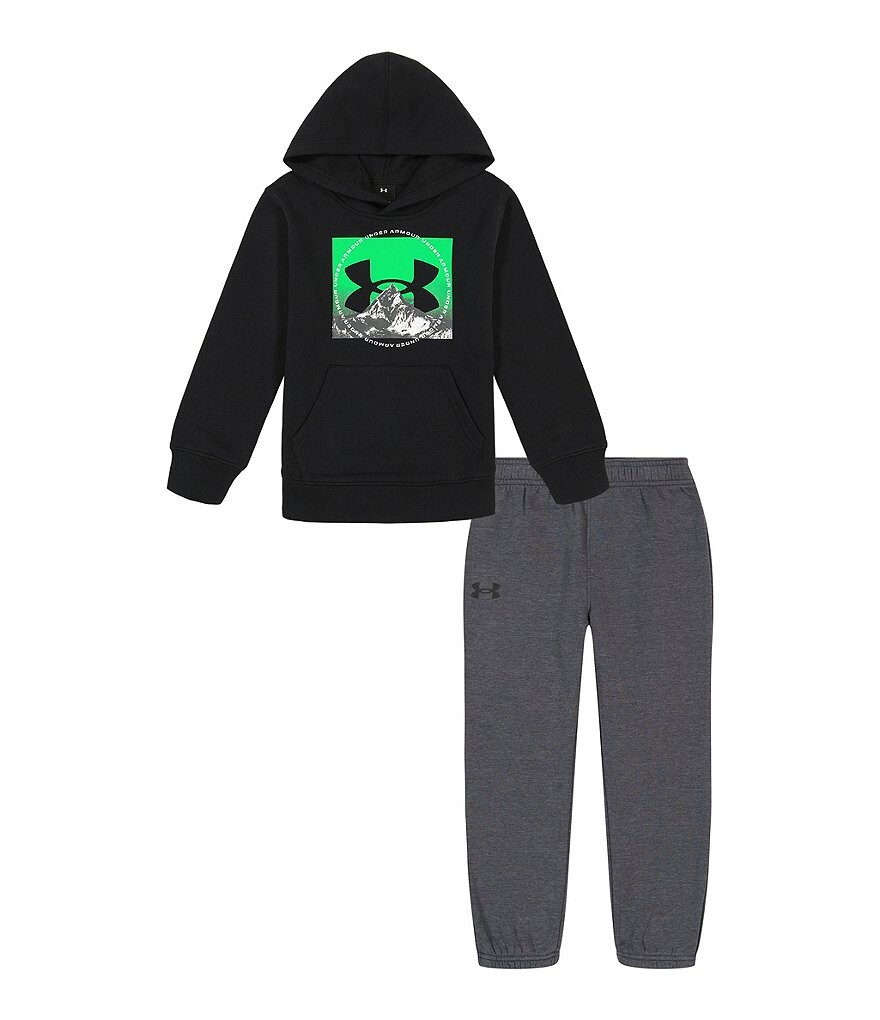 

Комплект с худи и джоггерами Under Armour Little Boys 2T-7 Beyond All, мультиколор