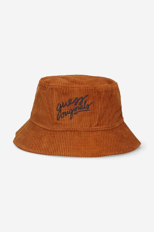 Хлопчатобумажная шапка Guess Originals, оранжевый