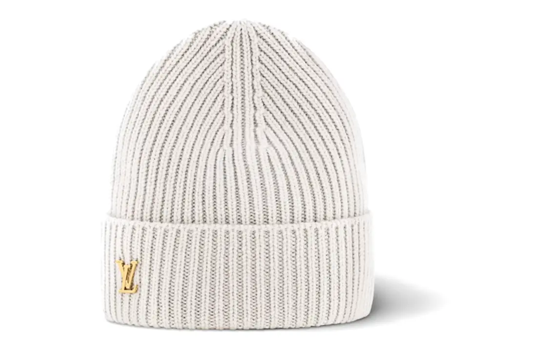 

Шапка женская Louis Vuitton, серо-белый