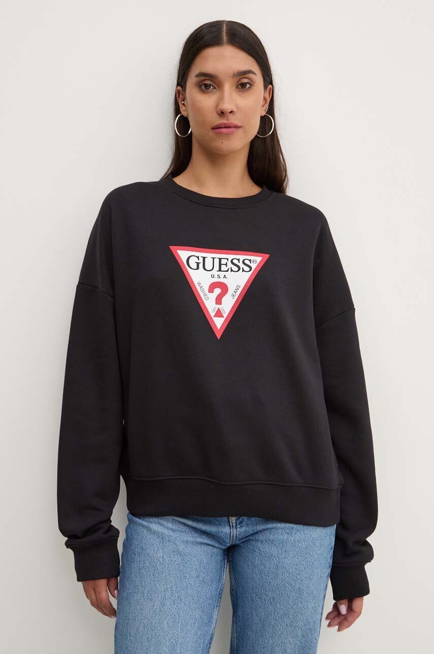 

Толстовка Guess Jeans, черный
